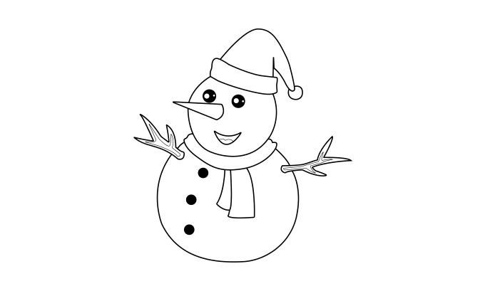 Gig Preview - Draw christmas coloring page for kids