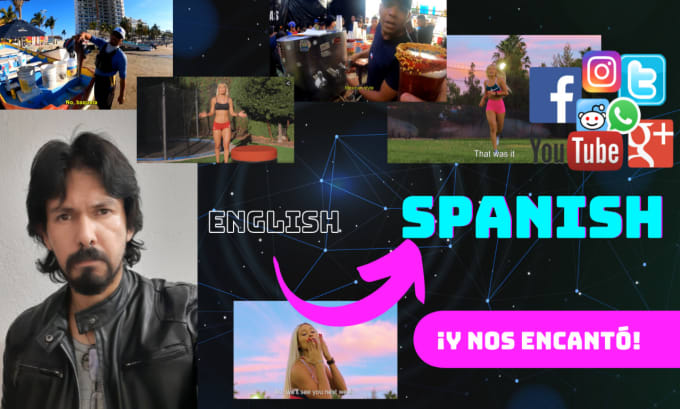 Gig Preview - Translate and subtitle your videos from english to spanish