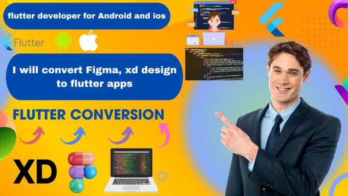 Gig Preview - Design flutter apps, flutter app UI, convert figma to flutter, frontend design