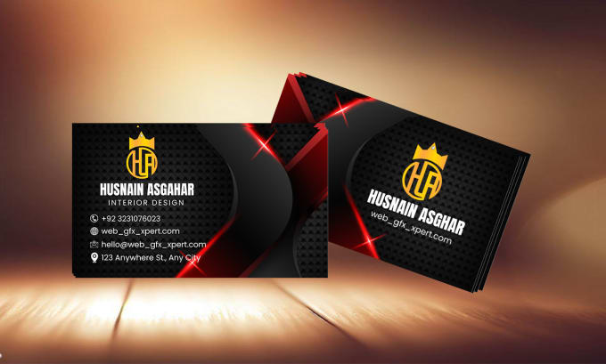 Gig Preview - Design a professional and luxury business and visiting card within 24h