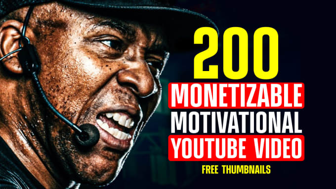 Bestseller - make monetizable motivational videos for youtube