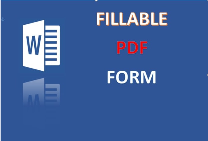 Gig Preview - Convert your document to a fillable PDF form