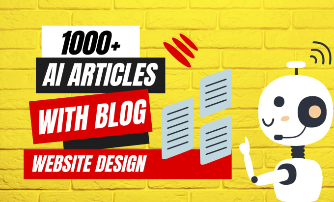 Gig Preview - Build an auto blogging wp site on your preferable niche with 1k gpt ai articles