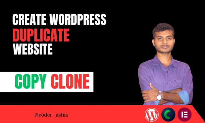 Gig Preview - Do clone the wordpress website or recreate the website