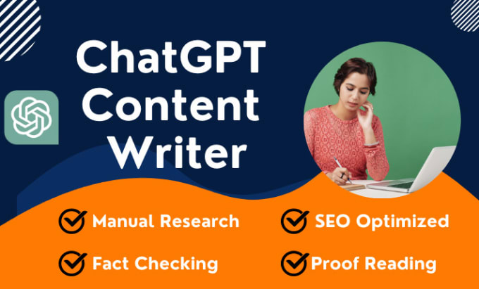 Gig Preview - Be your expert chat gpt content writer and ai content editor