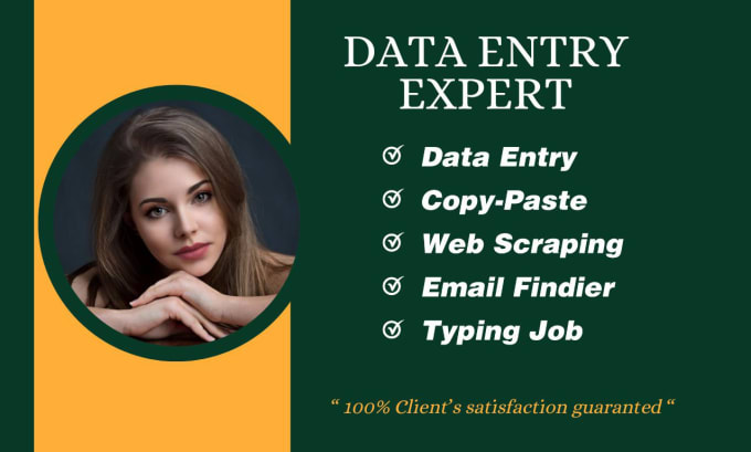 Bestseller - be your ultimate data entry, copy paste, excel, web research, typing