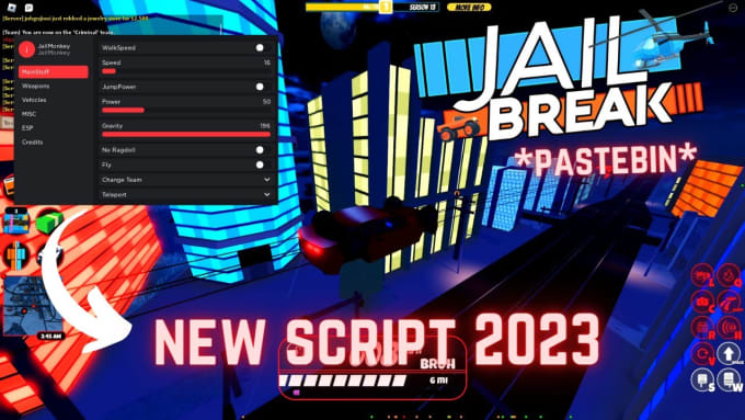 NEW* Jailbreak MOST OP Script (2023) PASTEBIN 