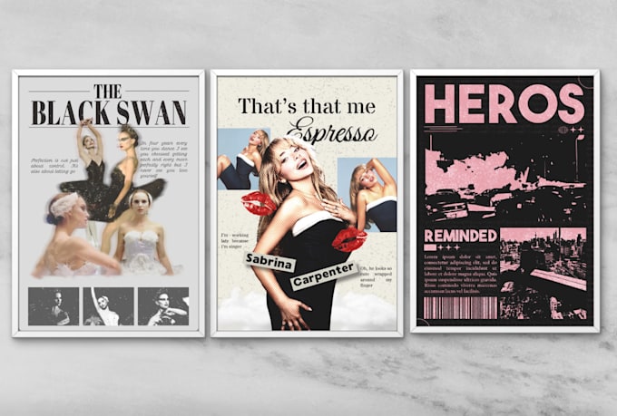 Bestseller - create vintage, brutalism, retro ads advertisement posters or flyers