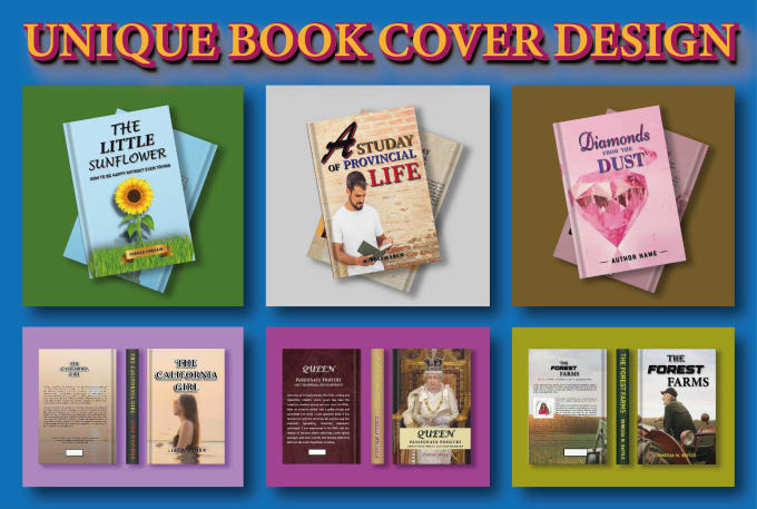 Gig Preview - Design book cover or ebook cover with back and spine