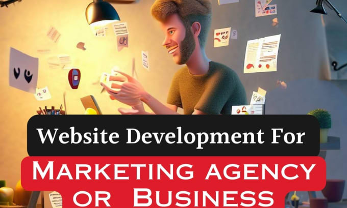 Gig Preview - Create a  digital marketing agency website or design wordpress website