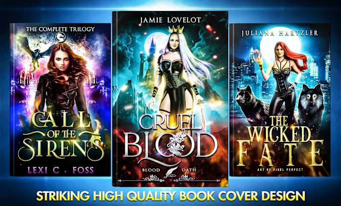 Gig Preview - Design fantasy book cover, romance book cover, and ebook cover design