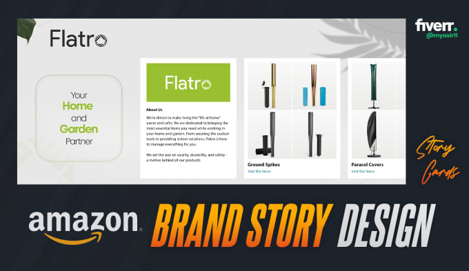 Gig Preview - Create highly converting amazon brand story design