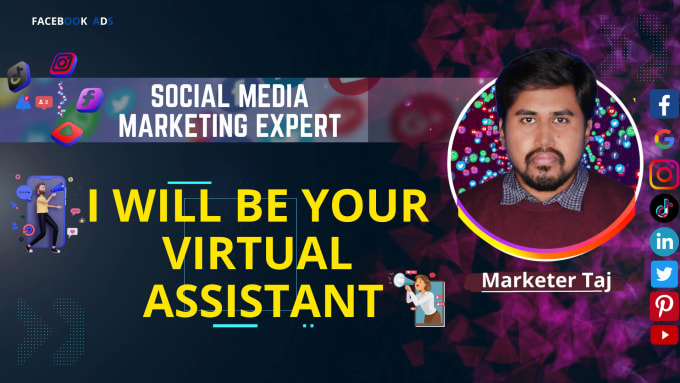 Gig Preview - Be social media marketing manager for you