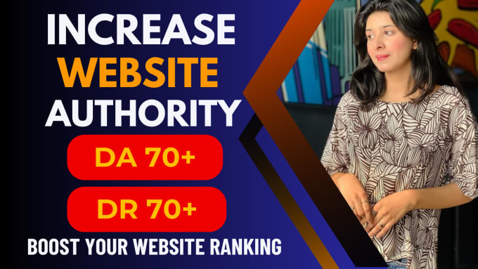 Gig Preview - Increase domain authority moz da ahrefs domain rating DR by authority backlinks