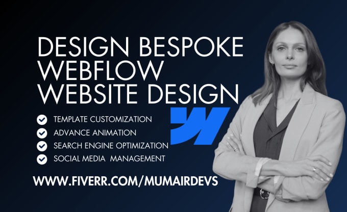 Gig Preview - Design or redesign webflow website figma to webflow website development expert