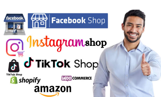 Gig Preview - Setup tiktok shop facebook shop instagram shop with ecommerce integration seo