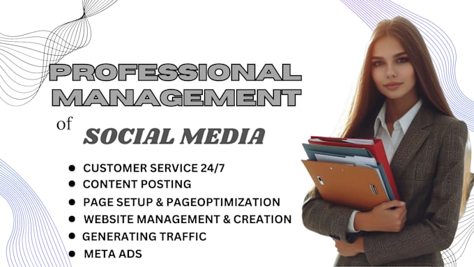 Gig Preview - Be your social media manager or personal assistant for content, customer service