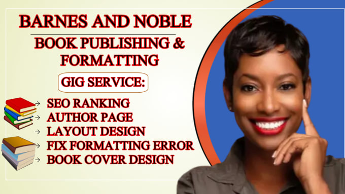 Gig Preview - Do amazon book publishing and formatting,book publishing on barnes and noble