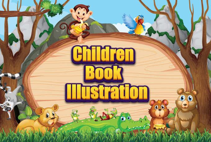 Gig Preview - Create vibrant children story book illustrations for amazon