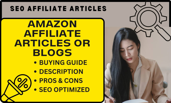 Gig Preview - Write amazon listing copywriting affiliate articles product description