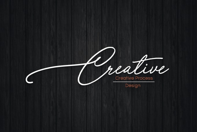 Gig Preview - Create handwritten, cursive, scripted, signature logo design