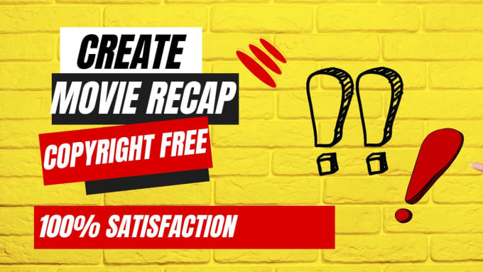 Gig Preview - Provide movie recap script, video editing, voiceover, 3 in 1