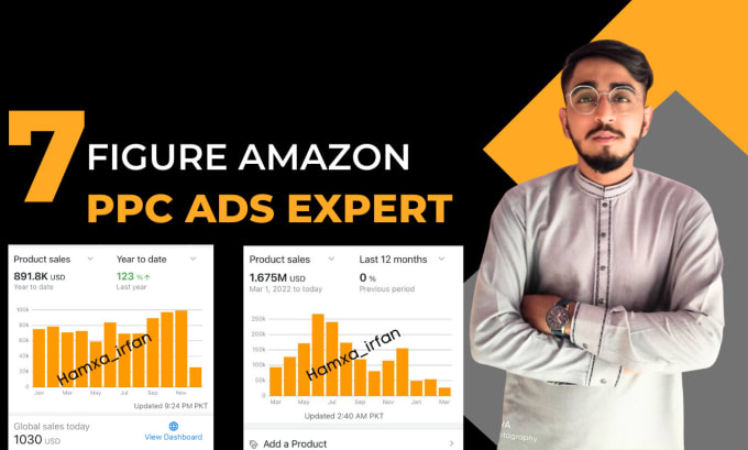 Gig Preview - Handle your 7 figure amazon PPC ads campaigns, amazon advertising