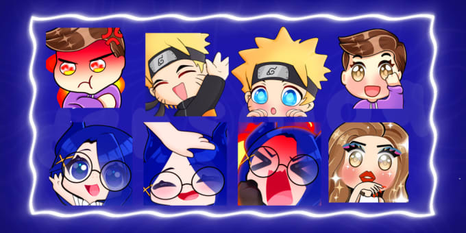 Gig Preview - Epic animated emotes for your stream