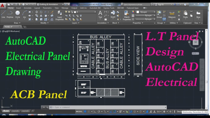 Gig Preview - Draw electrical drawings, floor plans and blueprints on autocad