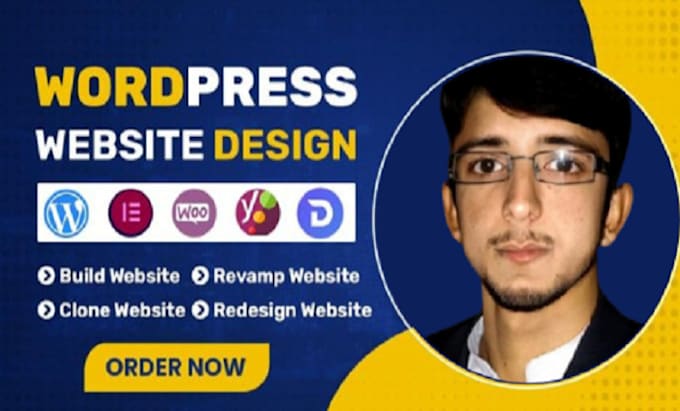 Gig Preview - Build responsive wordpress website using elementor pro page builder