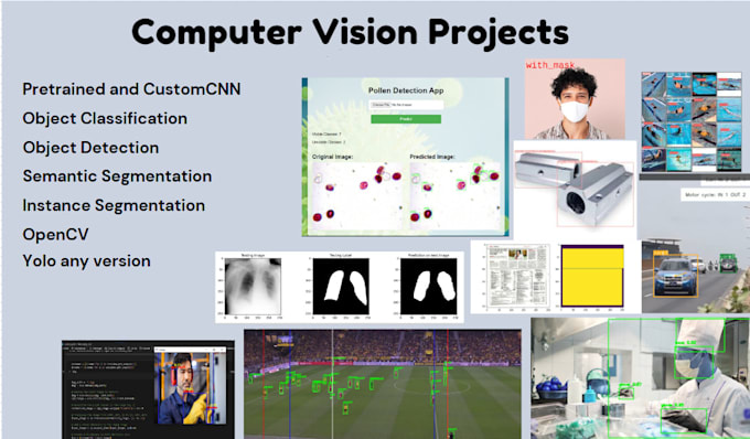 Bestseller - do computer vision, deep learning, cnn, yolo and opencv projects