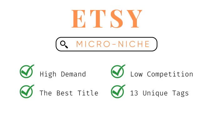 Bestseller - find a micro niche for your etsy shop