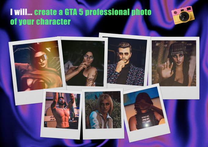 Bestseller - create a gta 5 professional photo of your character