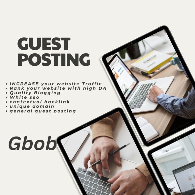 Gig Preview - Publish guest post general submission guest posting SEO backlink gbob guest blog