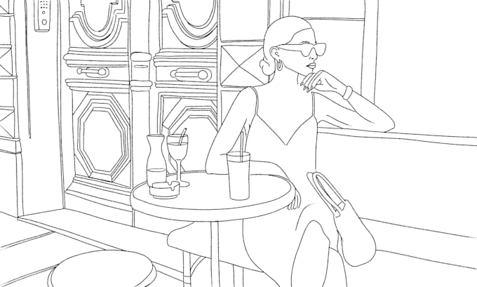 Gig Preview - Draw a pencil style sketch of objects people and backgrounds