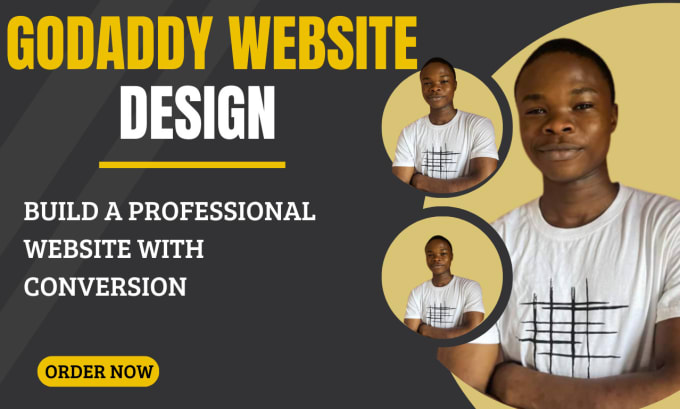 Gig Preview - Design responsive godaddy website redesign godaddy  ecommerce godaddy design