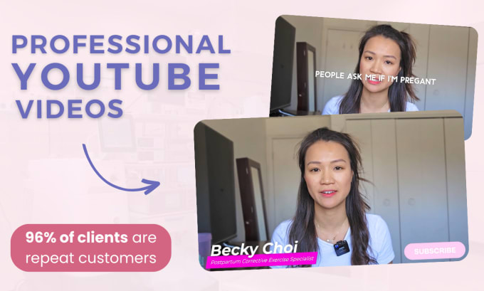 Gig Preview - Provide professional youtube video editing