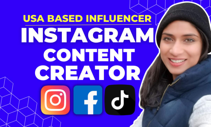 Gig Preview - Be your instagram content creator as social media manager for digital marketing