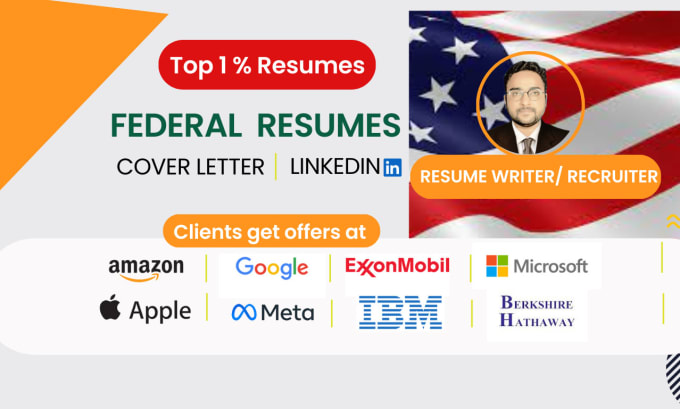 Gig Preview - Provide federal resume writing for usajobs, veterans, and government resume