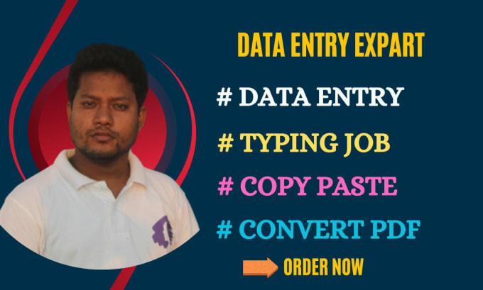 Gig Preview - Do fastest data entry, copy paste, web scraping and typing