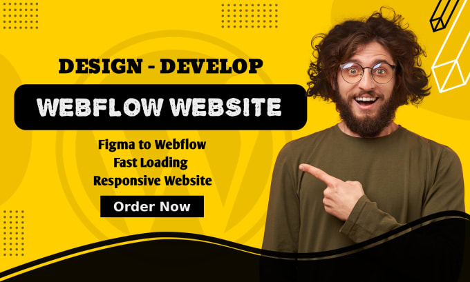 Gig Preview - Design, redesign, and develop webflow website or convert figma to webflow