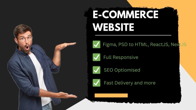 Gig Preview - Build your ecommerce website