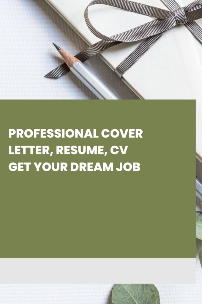 Gig Preview - Write professional effective cover letter, CV, resume