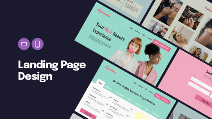 Gig Preview - Do responsive landing page design