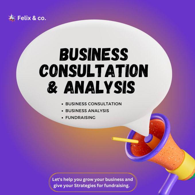 Gig Preview - Be your business consultant, data and business analyst