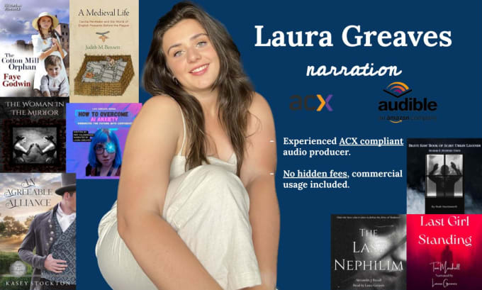 Gig Preview - Narrate your audiobook for audible and acx