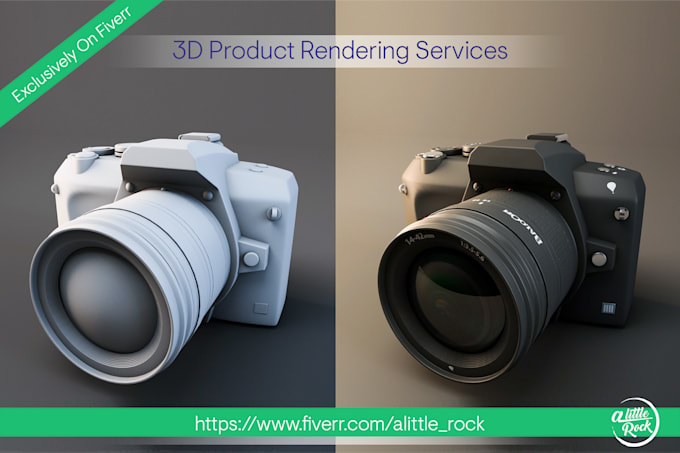 Gig Preview - Do 3d realistic product render