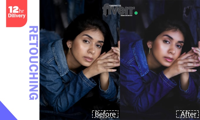 Gig Preview - Do retouching photo using adobe photoshop