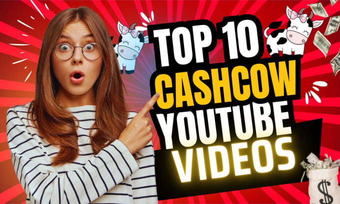 Gig Preview - Do youtube cash cow and automation videos for your channel