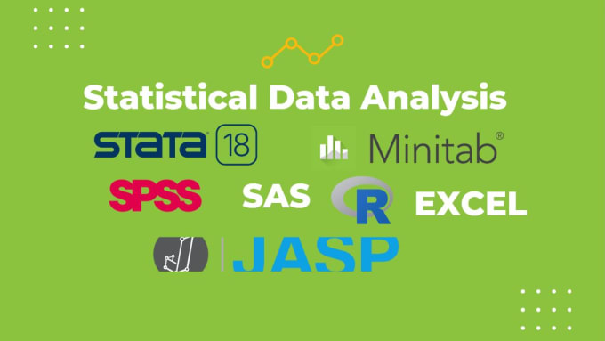 Gig Preview - Handle statistical data analysis in jasp, stata, spss, r, sas, excel